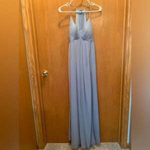 Azazie Annabelle Maternity Bridesmaid Dress in Dusty Blue